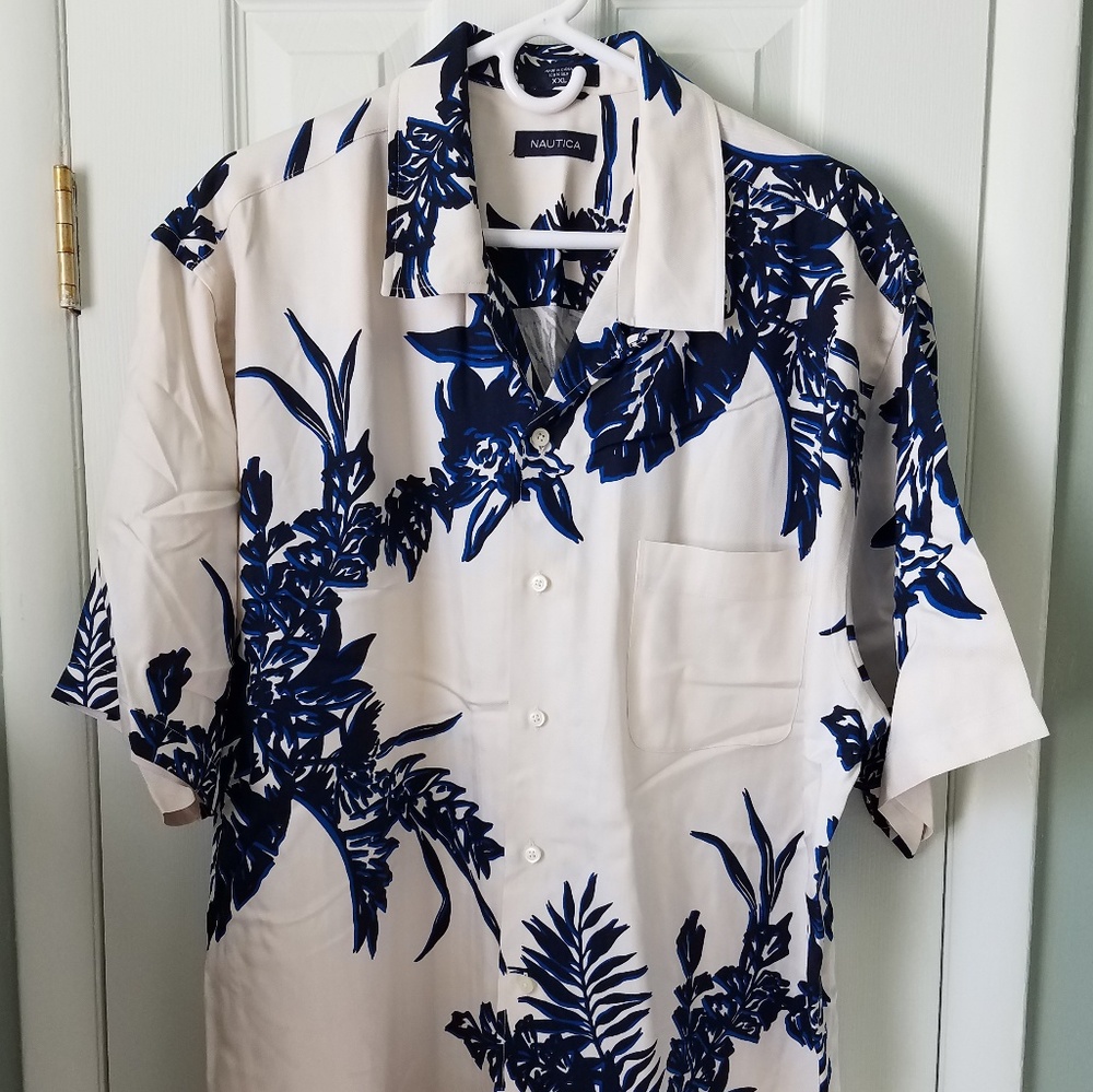 Nautica silk shirt
